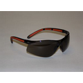 Two-Tone Tinted Safety Glasses w/Red Accent Stripe